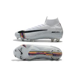 fodboldstøvler Nike Mercurial Superfly 6 Elite FG - Sølv Hvid Sort_3.jpg